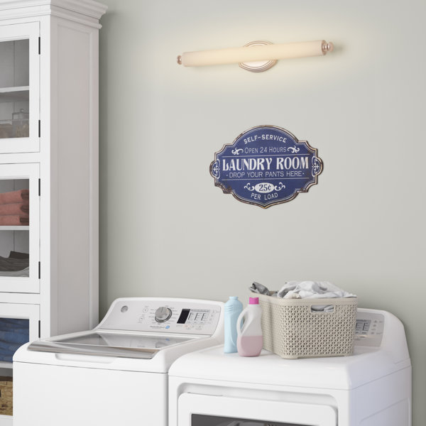 Charlton Home® Metal Laundry Room Wall Décor & Reviews Wayfair